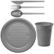 Economical Disposable TableWare Silver